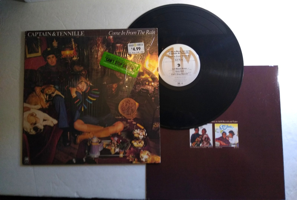 Captain & Tennille – Come In From The Rain LP 1977 A&M Records Pop Rock 33 RPM